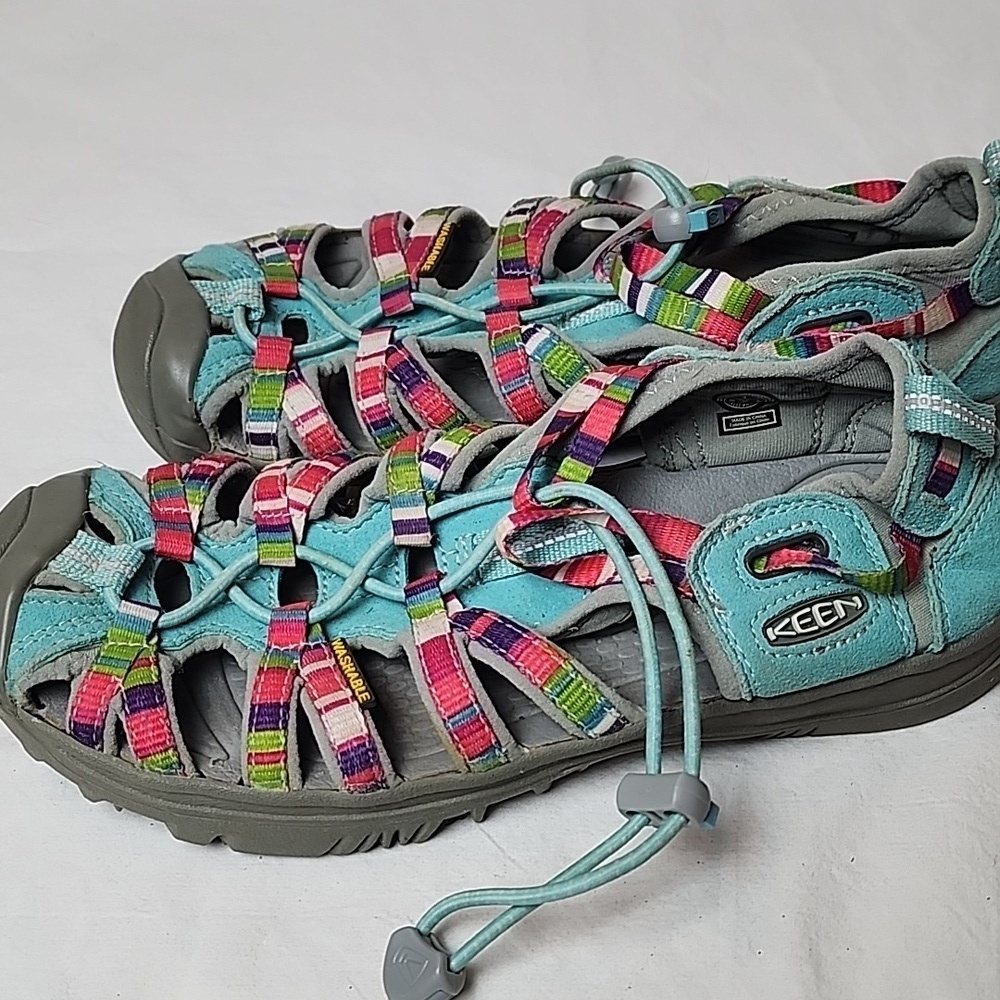 Keen Whisper Raya Sandals Youth Size 4 - Picture 3 of 5